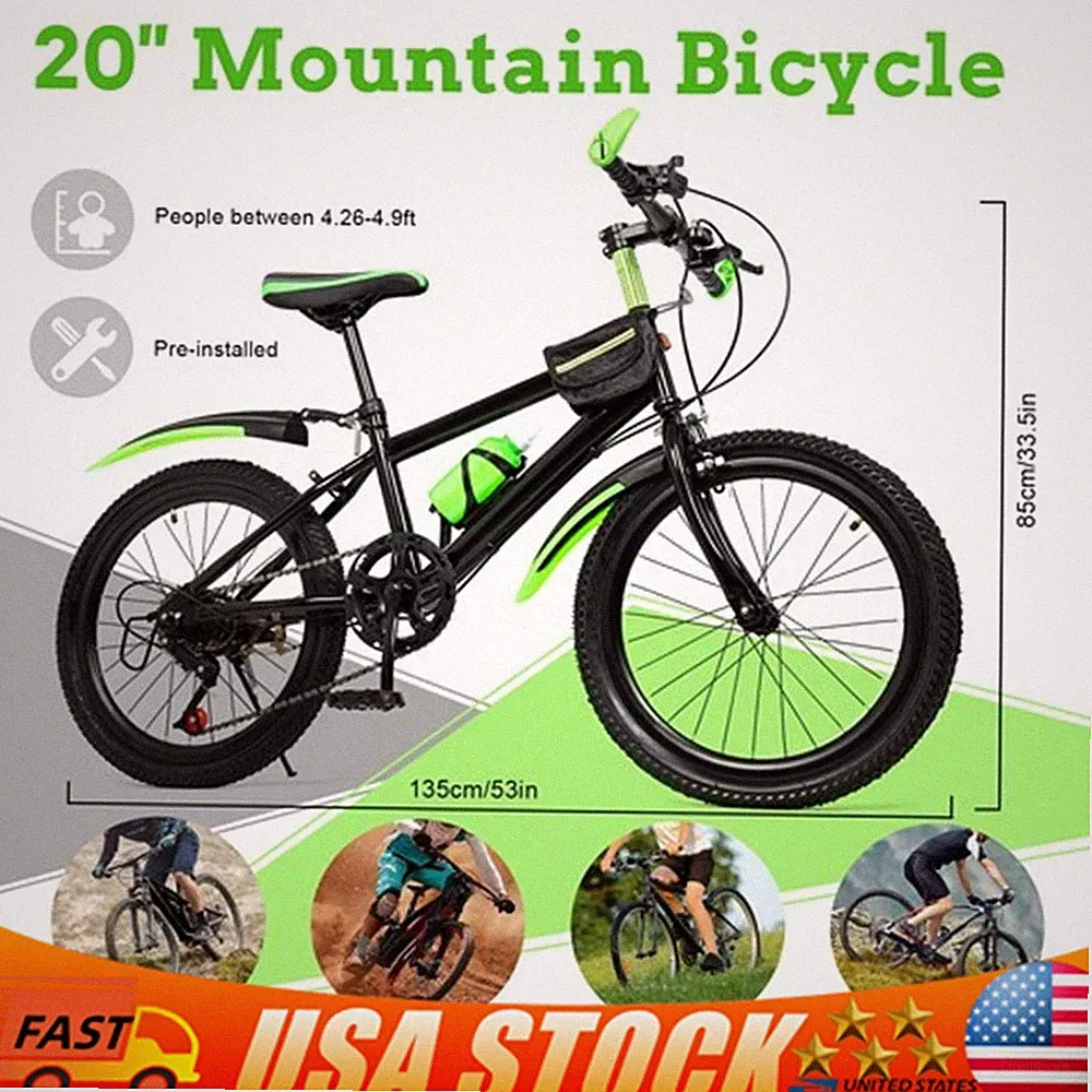 8 Speeds Kids Bike