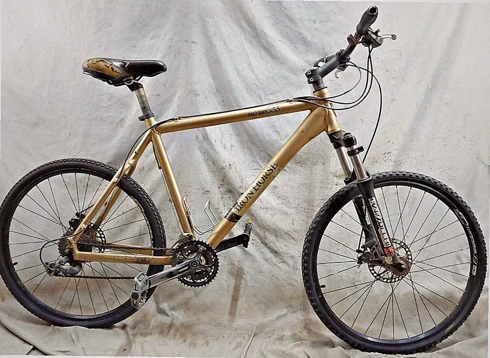 2010 Iron Horse Maverick 55 MTB Bike 21" XL Hardtail Marzocchi Disc Retro Cafe ~