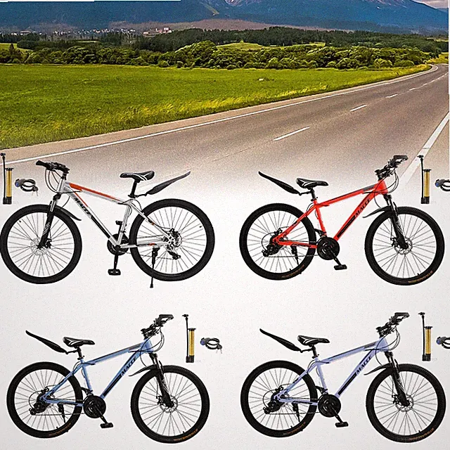 26" wheels 27 speed double disc brake mountain bike MTB for adults Blue #8