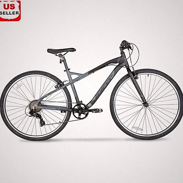 700c Urban Bike Adults 8 Speed Lightweight Aluminum Frame Alloy Wheels 275 Lbs