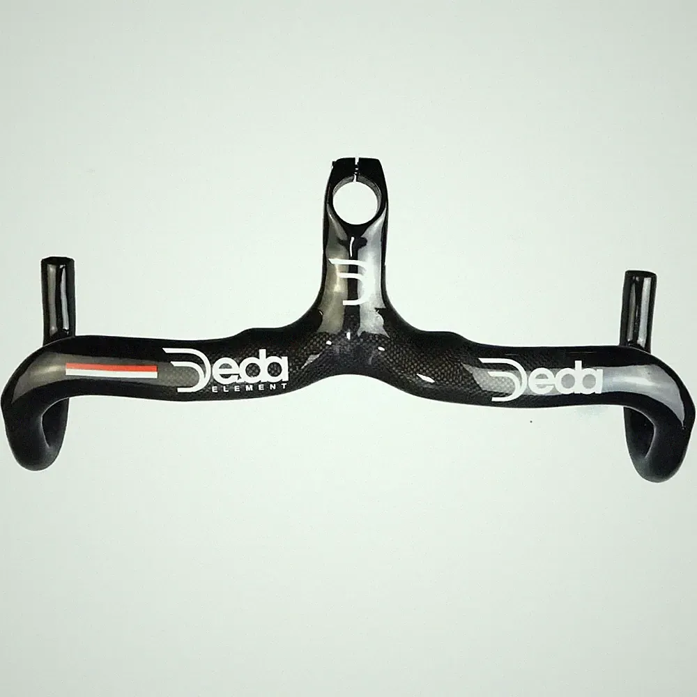 Carbon Road Bike Handlebar Integrated Bent Bar Internal Routing Bicycle Drop Bar