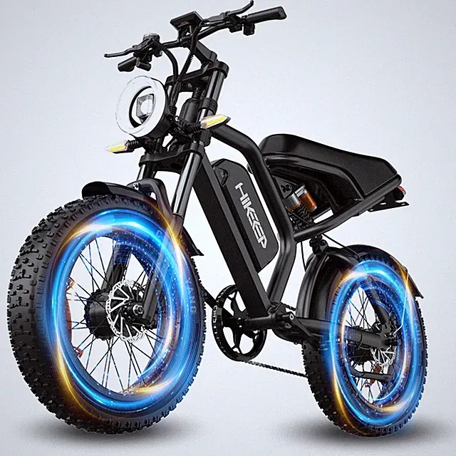 Hikeep Electric Bike 3000W Peak 20'' ebike Hydraulic E-Bike 48V 15AH for Adults