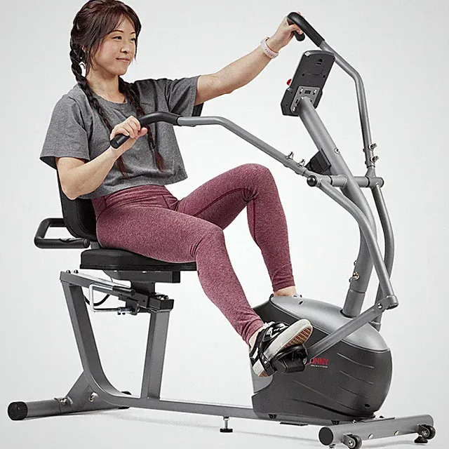 Sunny Health Fitness Compact Performance Full Body Recumbent Bike SF-RB420032