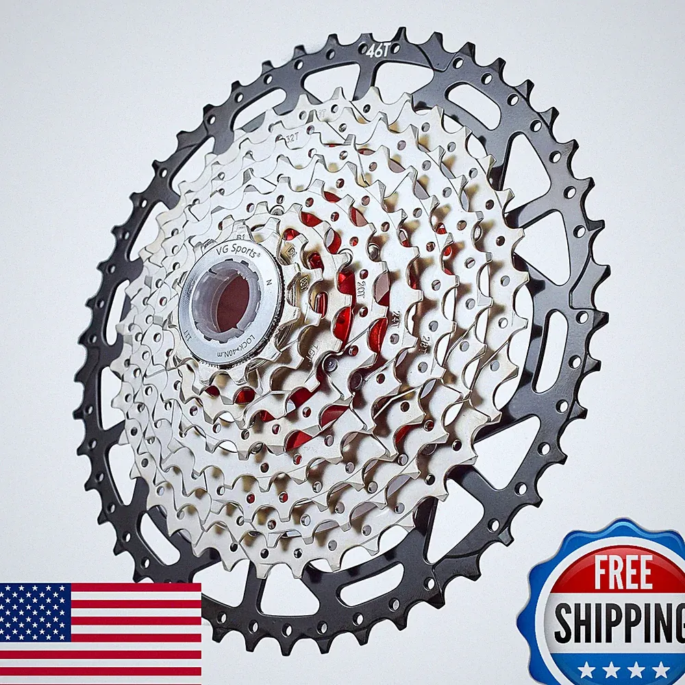 VG SPORTS Ultra-Light Bike Cassette 8/9/10/11/12 Speed MTB 11-40T