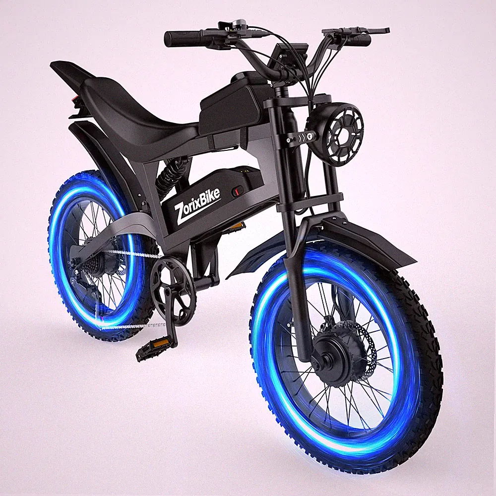 ZorixBike R8 Pro Ebike 20" 3000W 33Mph Electric Bike Mountain E Bicycle 48V 20A